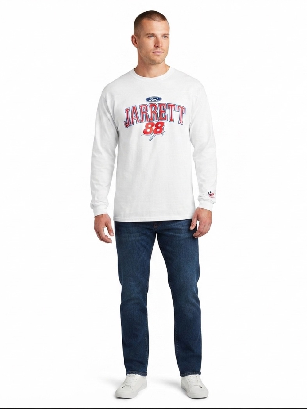 Dale Jarret Vintage Long Sleeves Authentic Nascar Sweatshirt